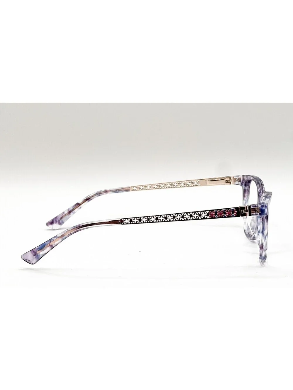 Nicole Miller Sophia C01 Purple Oval Authentic Eyeglass Frames 49-16-130